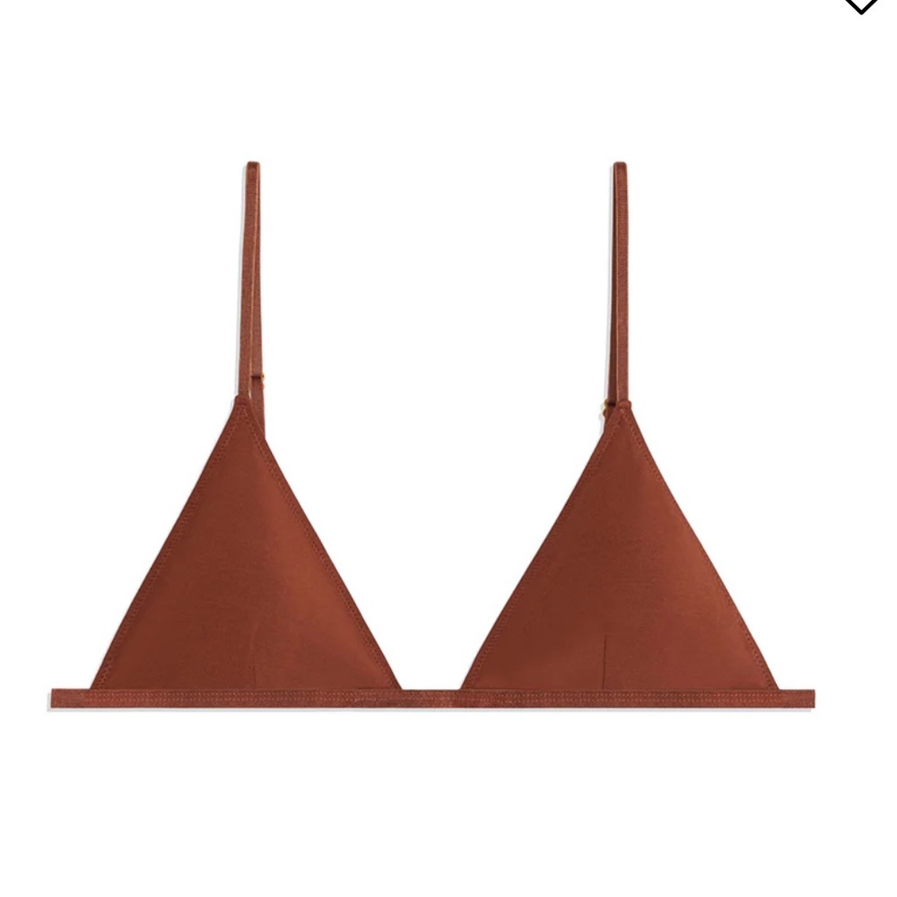 WeWoreWhat Brown Triangle Bralette